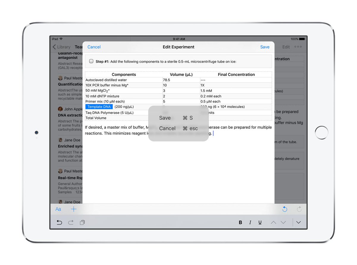 This update also includes editing shortcuts for physical keyboards.
⌘E Edit / ⌘S Save / ⌘esc Cancel #LT