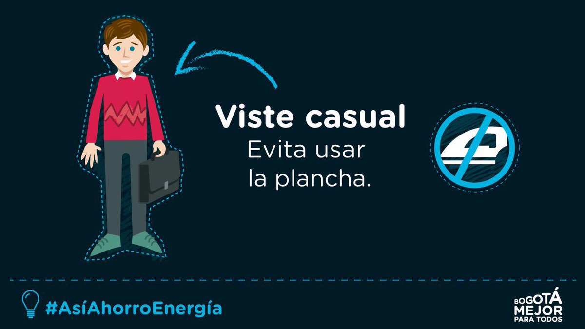 infopresidencia's tweet photo. La plancha consume mucha energía, evita usar prendas que requieran planchado para economizar #AsíAhorroEnergía https://t.co/icMqQh6Llf