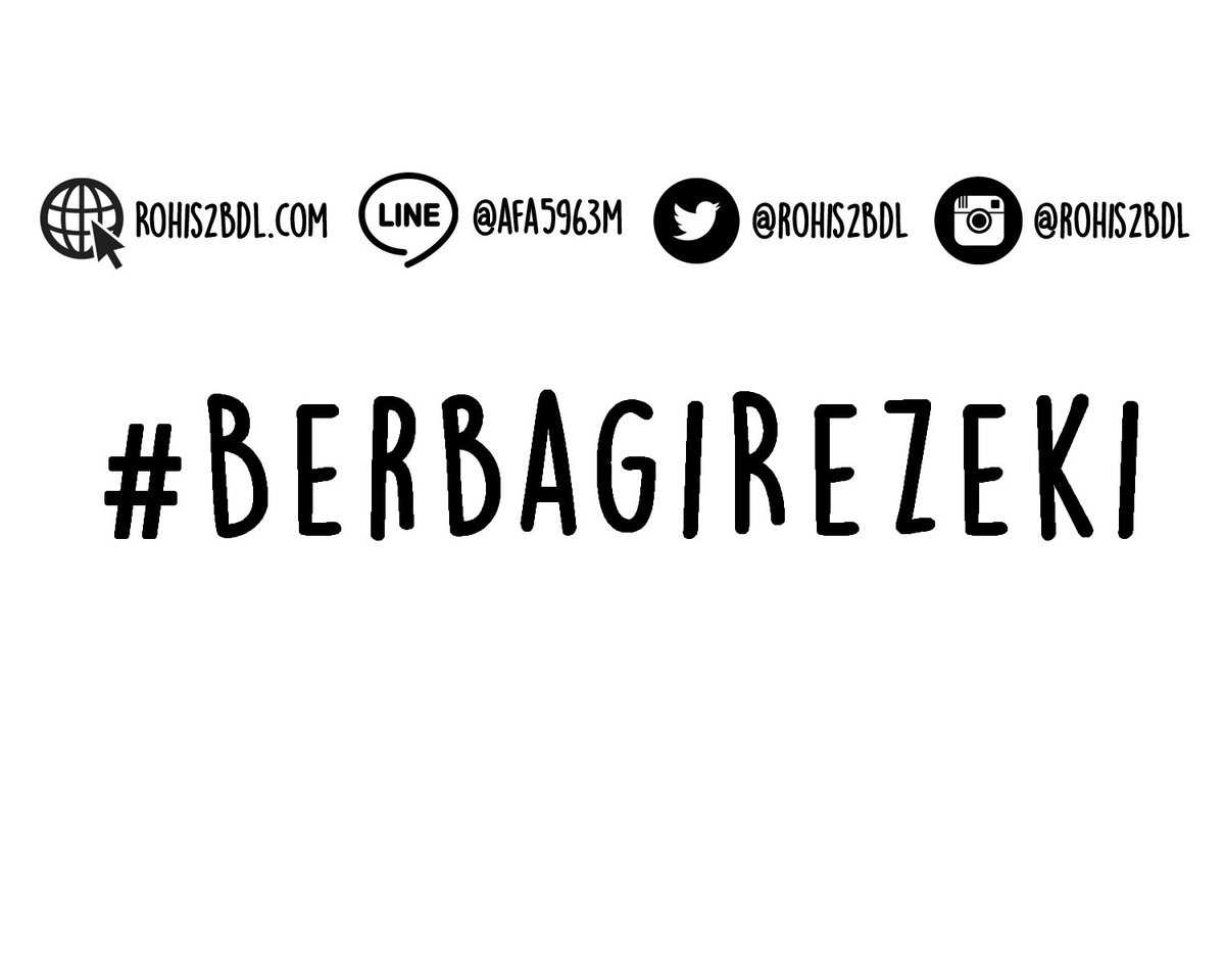 #BerbagiRejeki
Sesungguhnya ada rejeki orang lain yang ada di antara rejekimu.
Pengumpulan: Sabtu, 12 Maret 2016