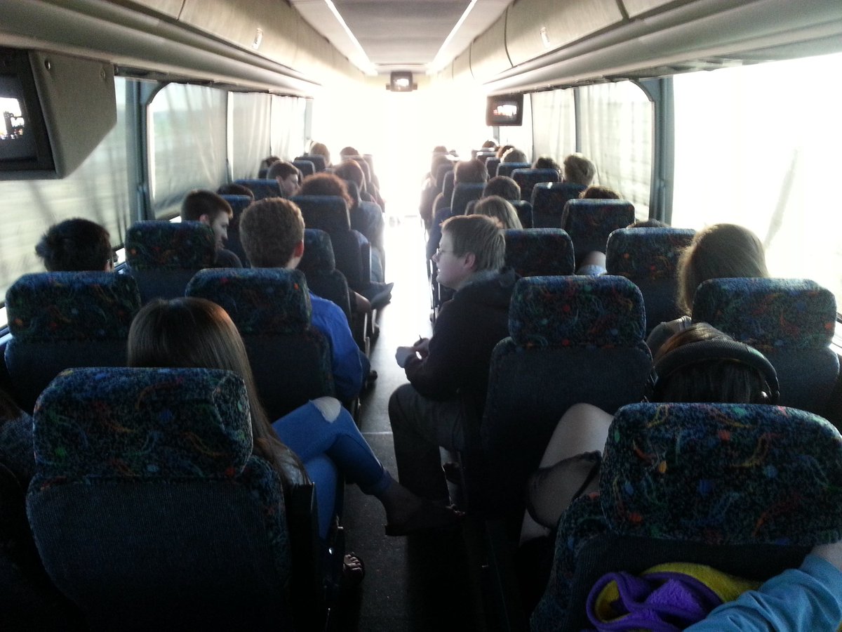 60 excited AP World History students on their way to KC! Getting our WWI learn on! @BillHallSupt305 <a href="/MrHistoryStud/">Kevin Poland</a>