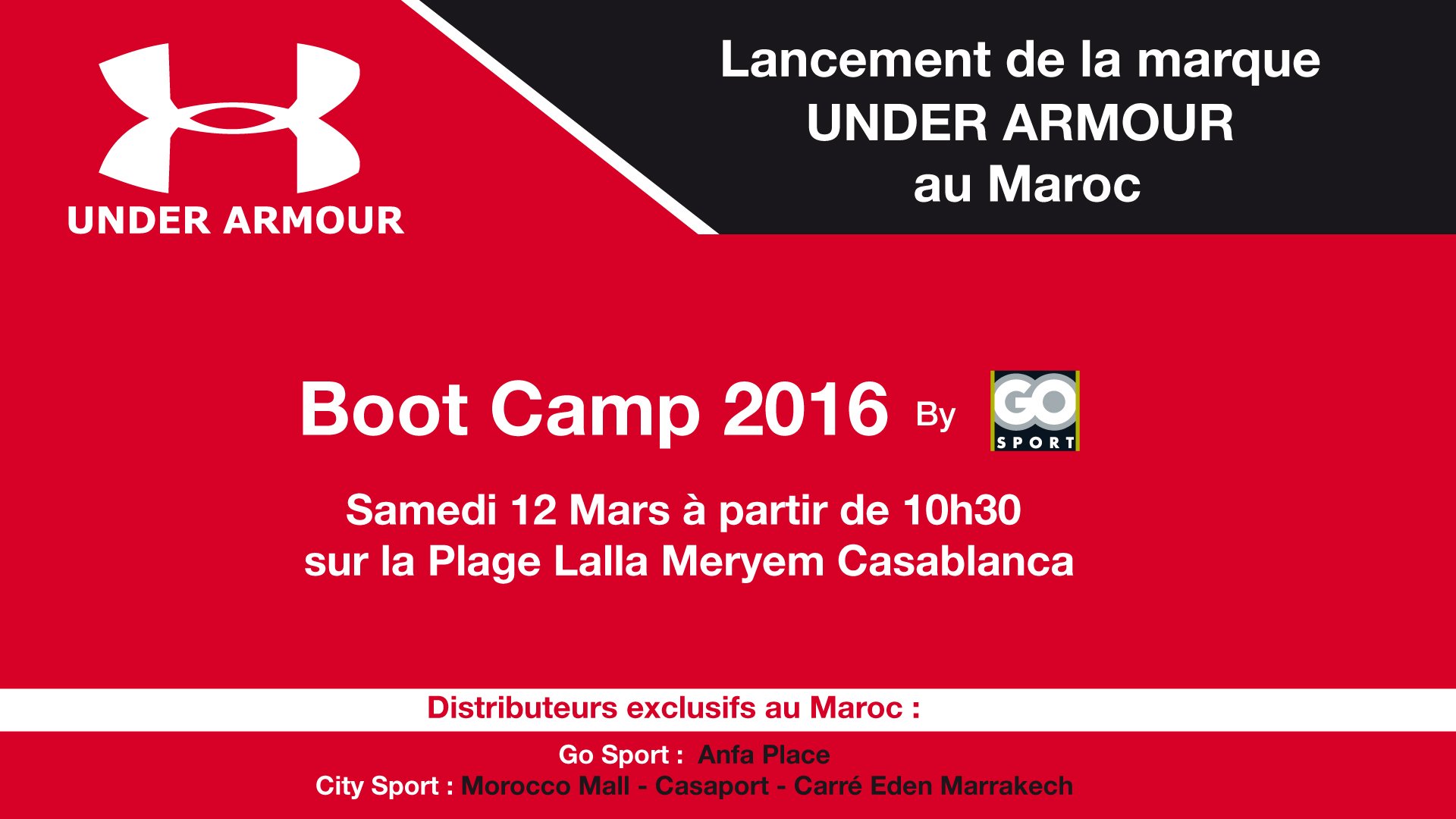 zuur kleding Amuseren GO Sport Maroc on Twitter: "#underarmour Bootcamp 2016 by #GOSportMaroc !  https://t.co/lcsInxEdai" / Twitter