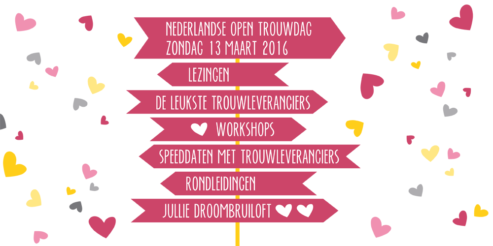 #NederlandseOpenTrouwdag <a href="/OpenTrouwdag/">Open Trouwdag</a>! Zondag 13 maart van 12.00-17.00. #Trouwlocatie ow.ly/ZlrRp