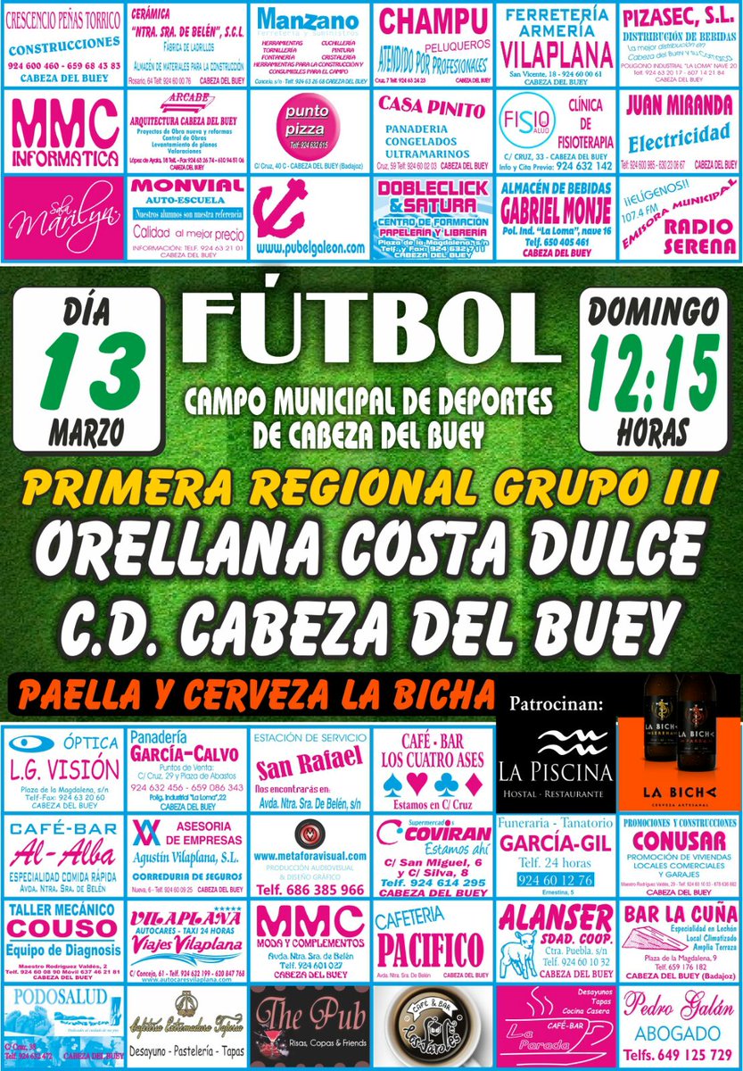 Domingo a las 12:15 necesitamos vuestro apoyo junto al <a href="/KomandoKabeza/">komando_kabeza</a> !!! Hay que llenar el campo!!! #AupaCabeza