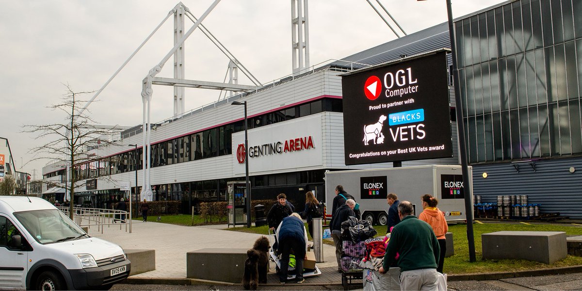 oglcomputer's tweet photo. Crufts 2016 takes place at the #NEC and #GentingArena this weekend. Look out for our ads! #IspyOGL #DOOH #c4crufts https://t.co/vMjpliq71K