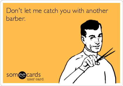 WahlCanada's tweet photo. #BarberHumour Who feels this way with their clients? Share if you do! 
#Barbers #Barbershop #WahlBarbers #FF https://t.co/1NdI2Fu6yQ