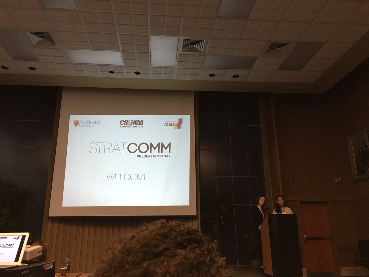cmsmcmaster's tweet photo. Let the excitement begin! #StratComm2016 #csmmss https://t.co/Z0w4xyioSA