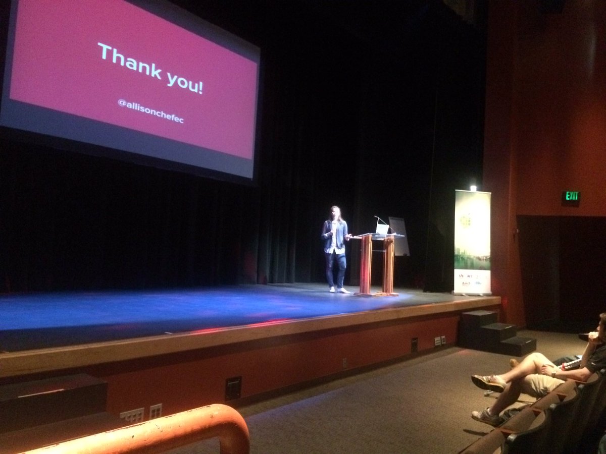 tracyingram's tweet photo. Great presentation by @allisonchefec from @BuzzFeed at @GasparillaIX https://t.co/z3LydGNGGV
