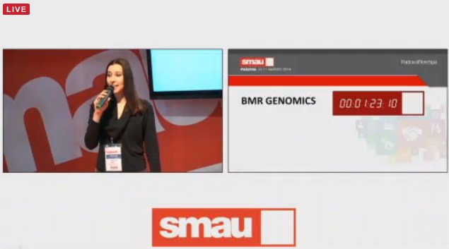 Ultimi speed pitching di questo #SMAU! Sul palco tocca a #BMRGenomics!
DIRETTA: livestream.com/triwu2/events/… #smaupadova