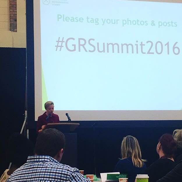 EastownGR's tweet photo. We're so excited to be here at the 2016 Strong Neighborhoods, Strong City Summit! #GRsummit2016 @mayorbliss https://t.co/C0bWh5oIwg