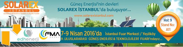 SOLAREX İSTANBUL, standımıza herkesi bekliyoruz.. <a href="/EDHEnerji/">EDH Enerji</a> <a href="/fmaenerji/">FMA Enerji</a> <a href="/SolarexIstanbul/">Solarex Istanbul</a>