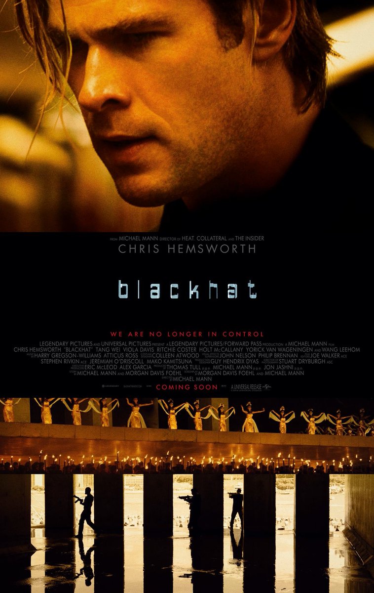 archercinema's tweet photo. Michael Mann's surveillance thriller Blackhat playing today #RebootUK @archerproject @evolveocinema #myfirsttweet! https://t.co/WMFb3lIYr1