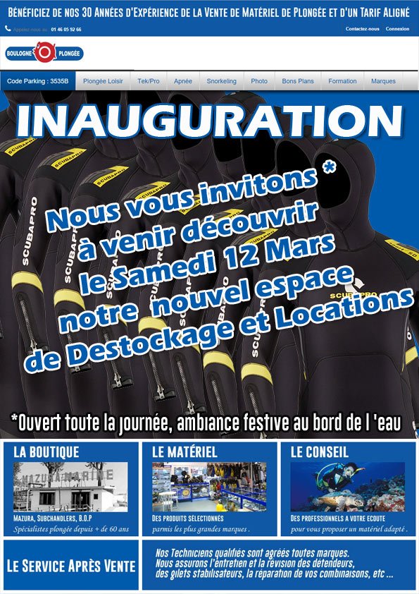 DEMAIN, INAUGURATION de notre espace dédié au déstockage,et tirage au sort des tickets à 18h
facebook.com/boulogne.plong…