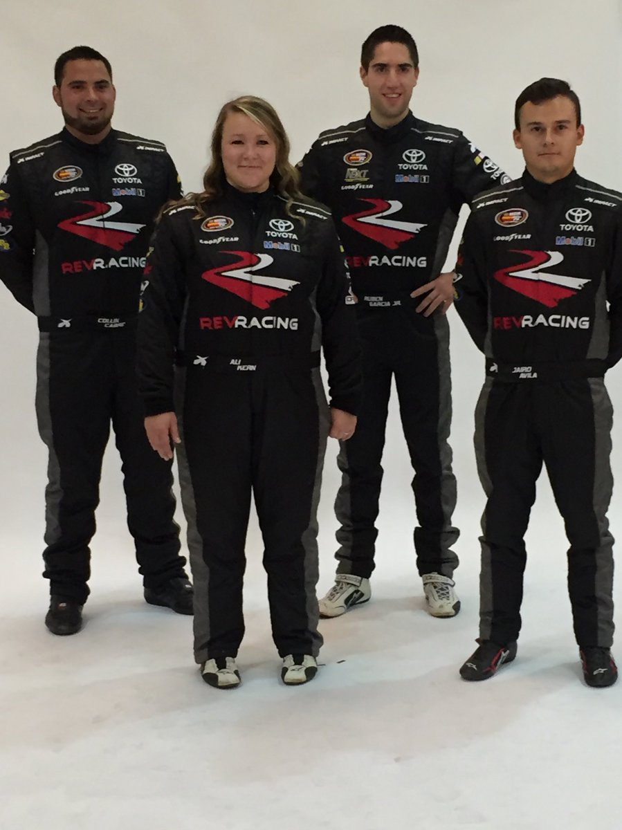 RevRacin's tweet photo. Testing begins @MobileSpeedway for @Ali_Kern @teamjajunior @rubengarcia4 and @CollinCabre12 at 2pm. #possiblerain https://t.co/4ihEIlopwi