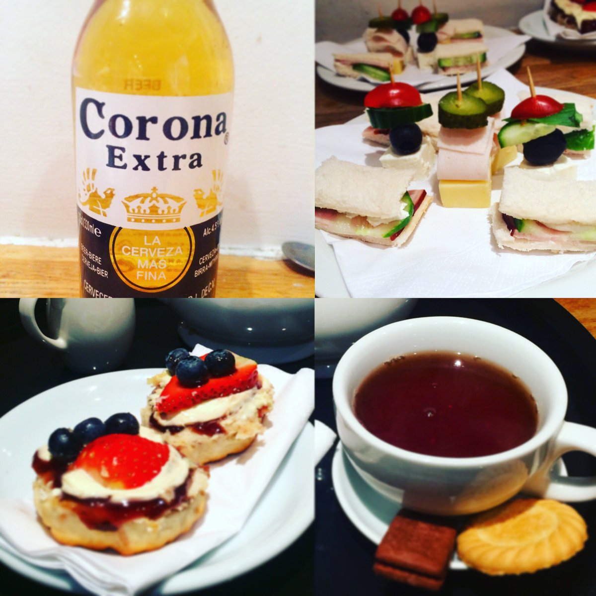 blue2p0's tweet image. Today in #clienttreats :a veritable smorgasbord of afternoon tea goodies! #smorgasbord #yum