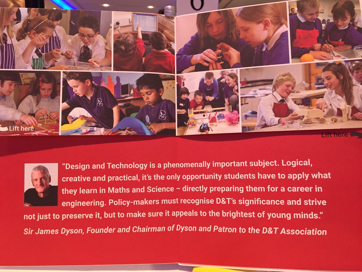 "Design and Technology is a phenomenally important  subject" - James Dyson