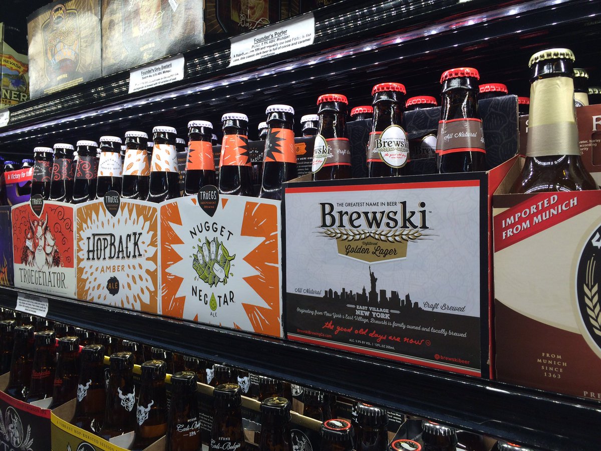 Grab a 6pack of Brewski at <a href="/WestSideMarket/">West Side Market</a> in the East Village and cheers to the weekend!