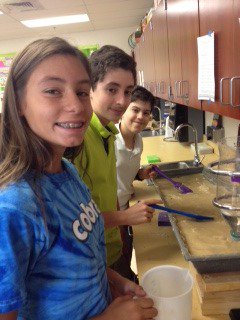 Principal_Holly's tweet photo. Students making a river model #funleaning @BocaRatonMiddle @MsKarl_BRCMS https://t.co/yBXZ0CVNE0