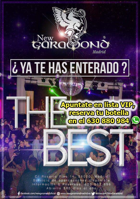 enFiestasMadrid's tweet image. Te espero este viernes en NEW GARAMOND con el mejor ambientel!
Listas Vip,info y Reservas 
630 880 984
whatsap