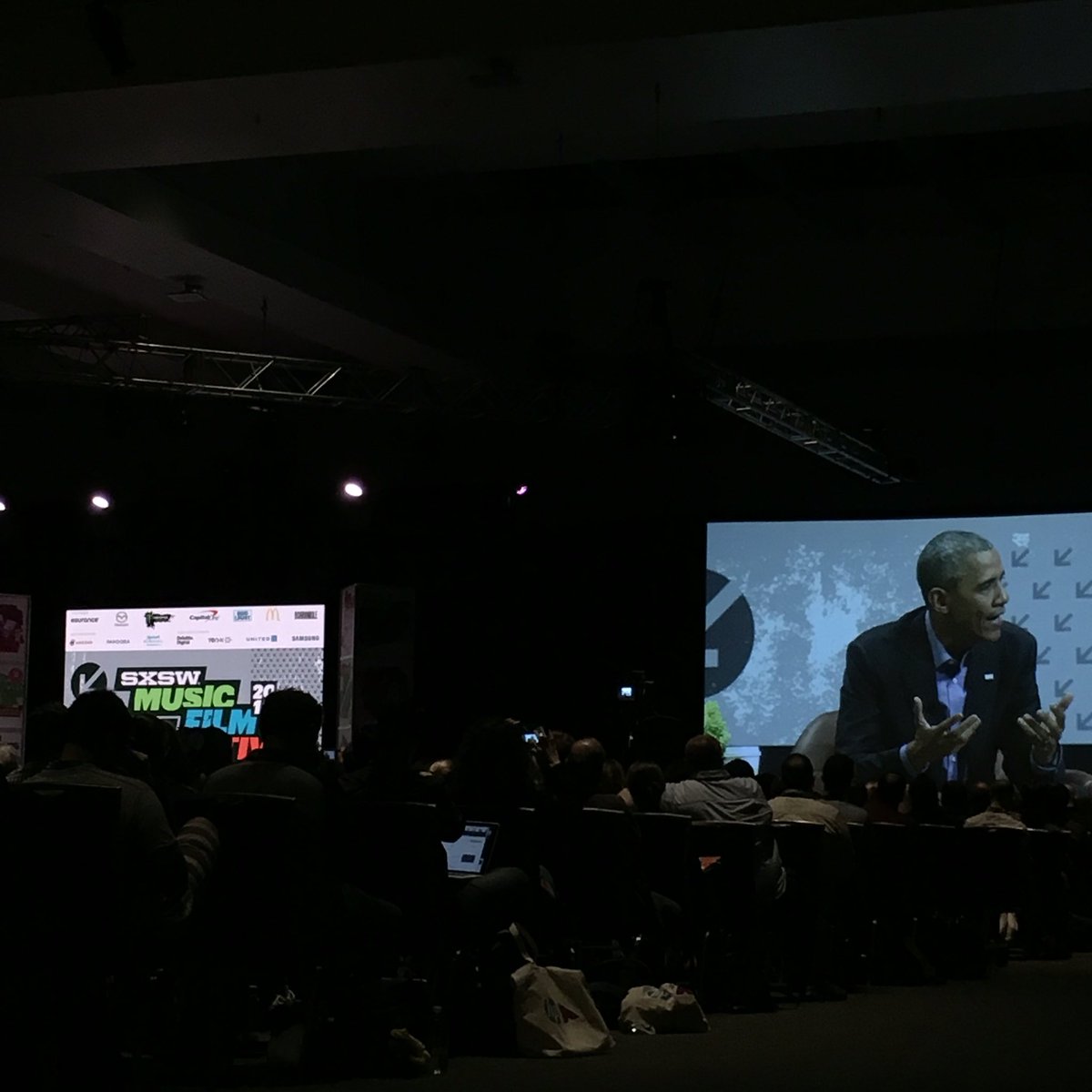 BreachArena's tweet photo. @sxsw Interactive Keynote! #SealtheBreach #Workhardplaytropical #prstartups https://t.co/oHPDM8tLLE