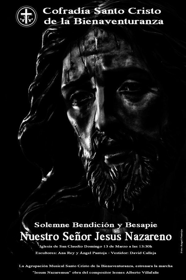 HorquetaDigital's tweet photo. El domingo, a las 13.30 en la iglesia de S.Claudio, @SCBleon bendice su nueva imagen de Nuestro Señor Jesús Nazareno https://t.co/KJ3oaetAmH