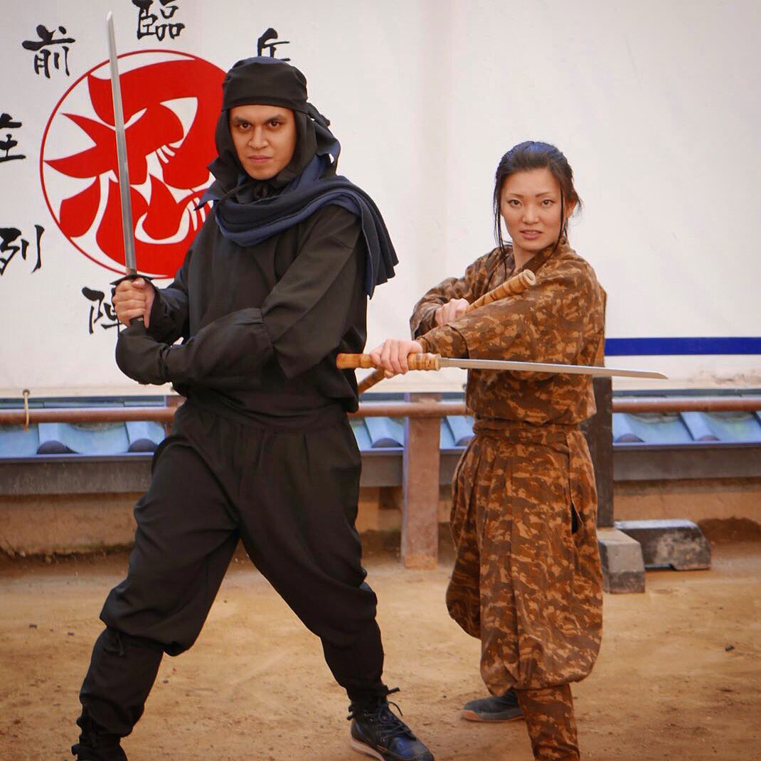 kvinjulio's tweet photo. Ninja show ⚔🗡 tomorrow morning only on @celebrityonvacation ! #explorejapan2016 #jntoid #ninjamuseum https://t.co/KhxdLybJZQ