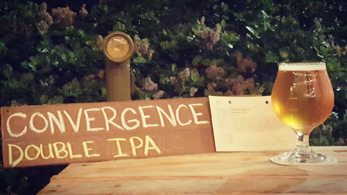 New Taproom Release today: Convergence DIPA! #juicy #hoppy #Galaxy #Citra #craftbeer #Berkeley