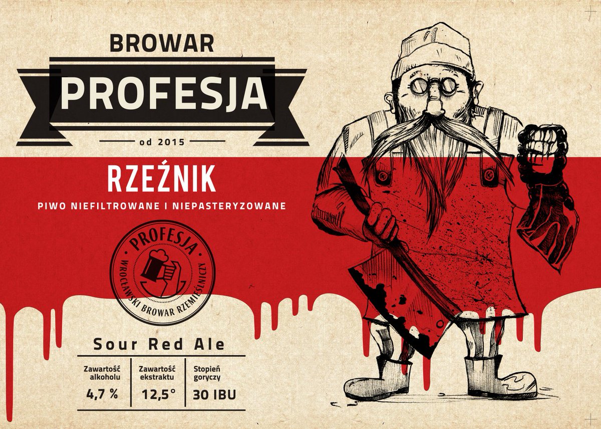 BrowarProfesja's tweet photo. Rzeźnik powraca!!!

#craftbeer #beer #piwo #BrowaryRzemieślnicze #dwarfsteam #Rzeźnik https://t.co/x18bpMAMug