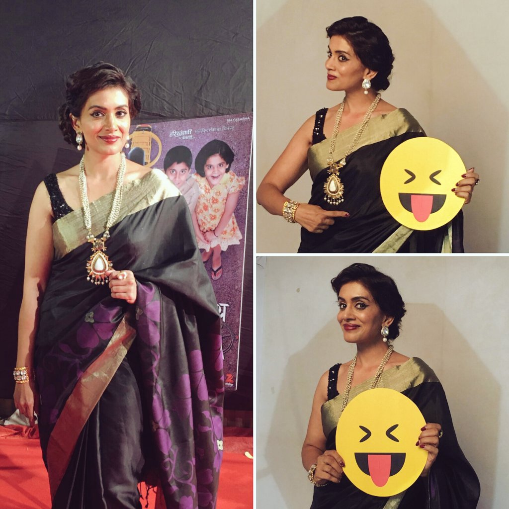 sonalikulkarni's tweet image. It is grand as every year!!!🎆✨I love my Zee team😍 They r so organised, hardworking n really glam too💚 #ZeeGaurav