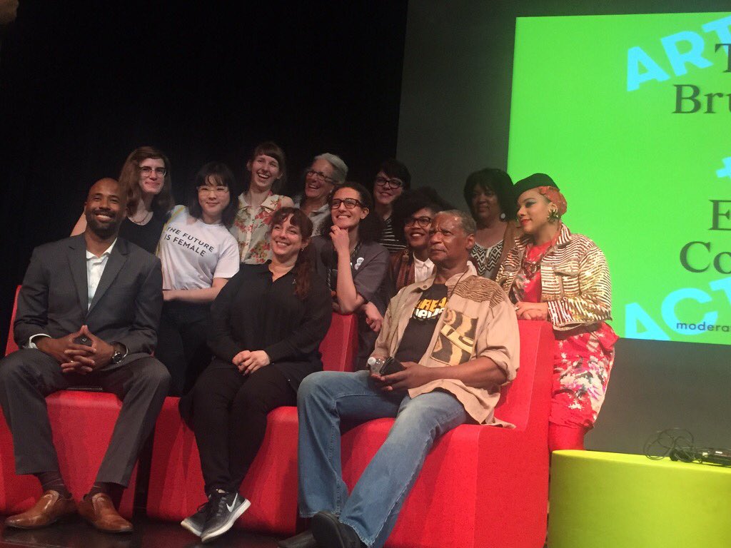 BaltimoreCorps's tweet photo. From last night's "Talking Shop: Art + Activism" @walters_museum @ThContemporary, w/ #bcfellow Dominiece Johnson https://t.co/RwZN5gtOqT