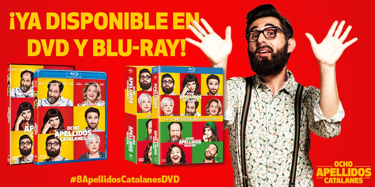 ¡#8ApellidosCatalanesDVD ya está aquí! ¿A qué esperas? ¡Vuela a por ella!