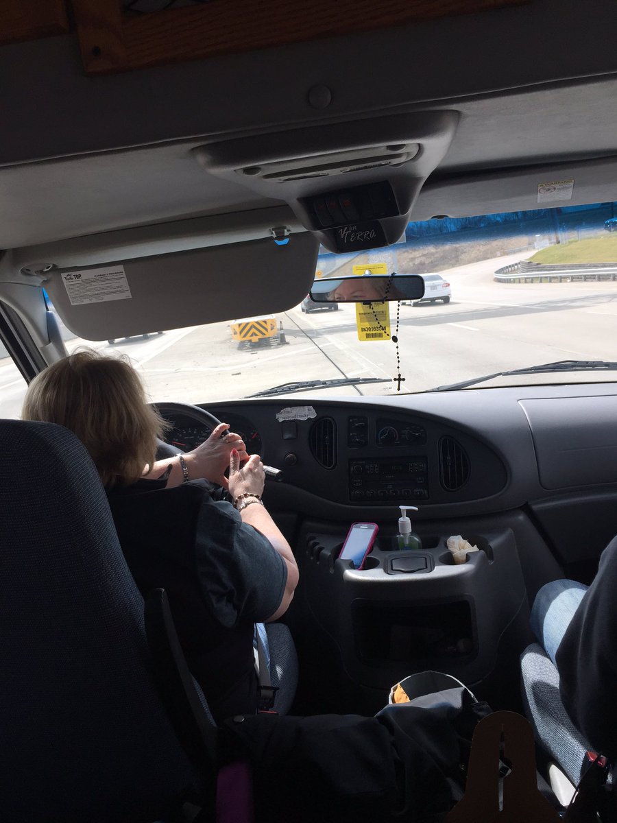 It wouldn't be an FBLA trip without Mrs. Rex stopping the van in the median on the freeway