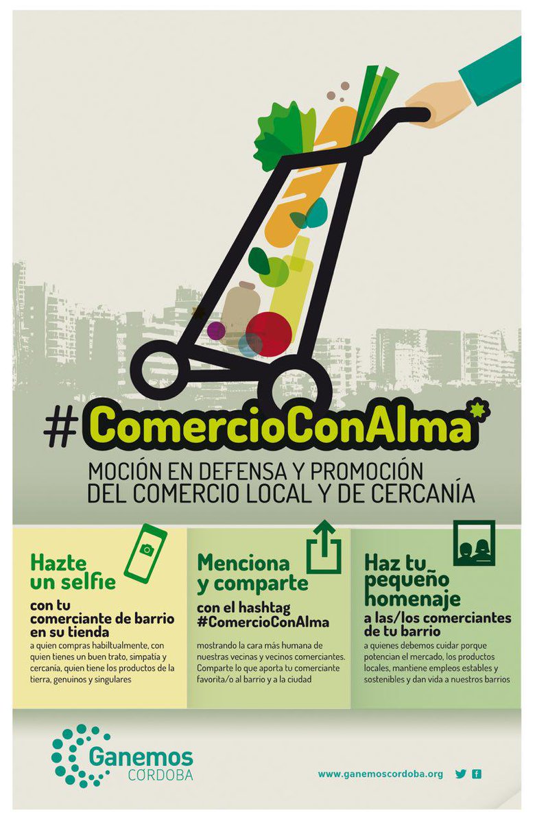 Participa en nuestra campaña #ComercioConAlma!! Los comerciantes de tu barrio se lo merecen