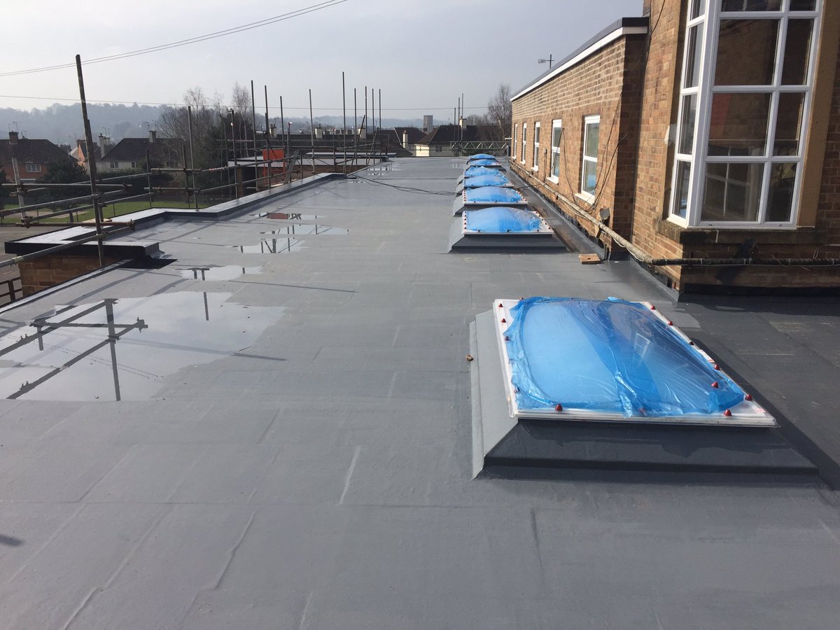 AssociatedR's tweet photo. Works nearing completion at the academy using @LiquidPlastics warm roof Decothane system.
All looking good!! 😀 https://t.co/DfSdFGjT0f