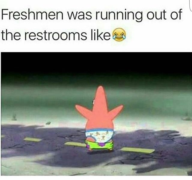 ZombieDro_'s tweet photo. The freshmans @bowie be like ... 😂😂😂 https://t.co/VYnOwRffFW