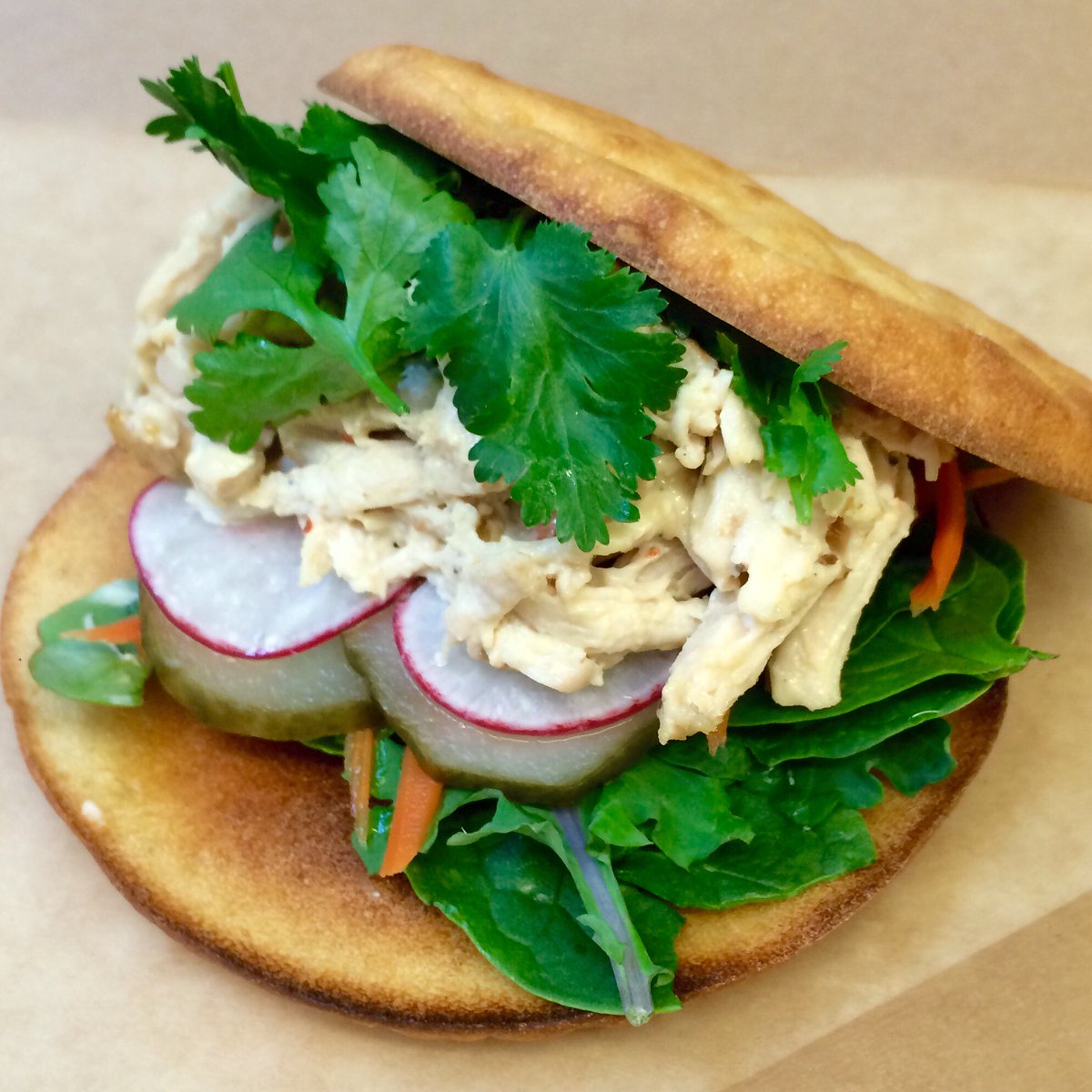 steveandandys's tweet photo. Using our Organic #glutenfree Flatbread for our open faced chicken salad sammies! #lunch #organic #lunchonpoint https://t.co/6CFGU93CDs