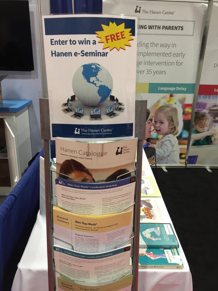 TheHanenCentre's tweet photo. Last day at #TSHA2016! Drop by our booth (#113) to be entered to win a free Hanen e-Seminar! https://t.co/XUjk9BnWKT