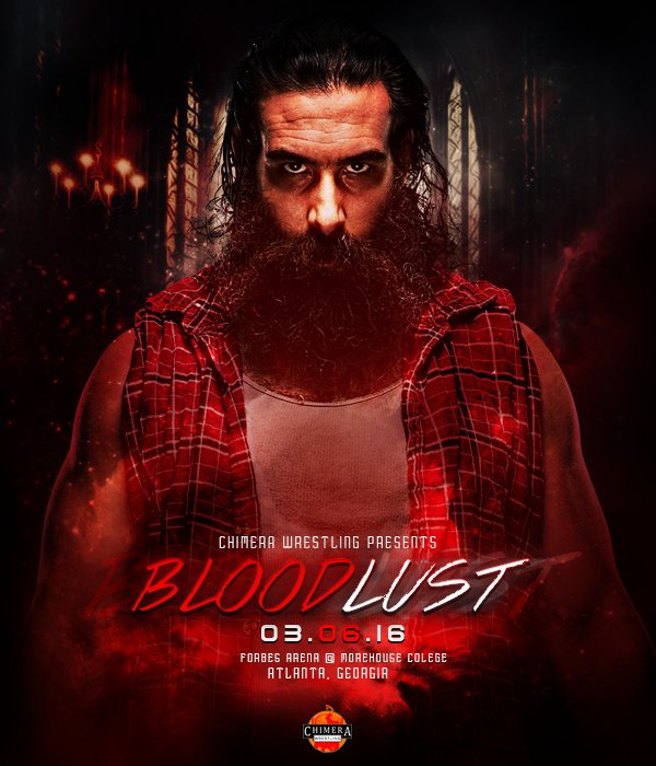 WrestleChimera's tweet photo. This Sunday, @Chanel_HunterPC and @LexiVonAaron will finally settle their differences #FirstBlood #ChimeraBloodlust https://t.co/YnDZPqvxLQ