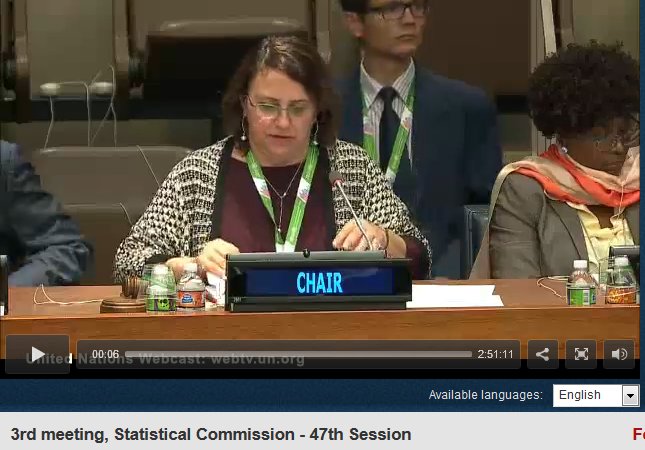 LenniMontiel's tweet photo. 3rd session #UNSC47 - Watch video here - https://t.co/HLmt3IrY01
@UNDESA @UNStatshttp://bit.ly/1pcVA9H https://t.co/n1ET4lFwbe