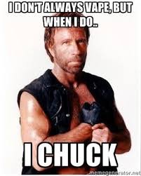 clouds_sas's tweet photo. Chuck Knows what's up #ChuckNorris #vaping #ecig #cloudchasing #chuckclouds #ejuice https://t.co/9Tsr2yFp7o