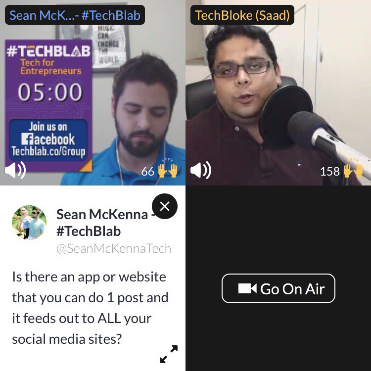BurginCo's tweet photo. #Techblab Your ?'s answered from the Facebook Group! w/ @SeanMcKennaTech @techblokedotcom https://t.co/TGDDZCxShG https://t.co/l4dqWMjFbu