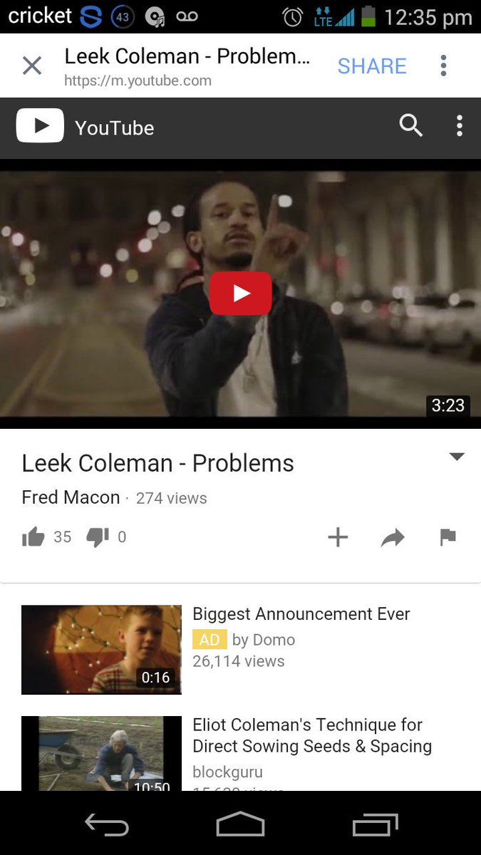 Check out the new video flames LEEK COLEMAN "PROBLEMS" single