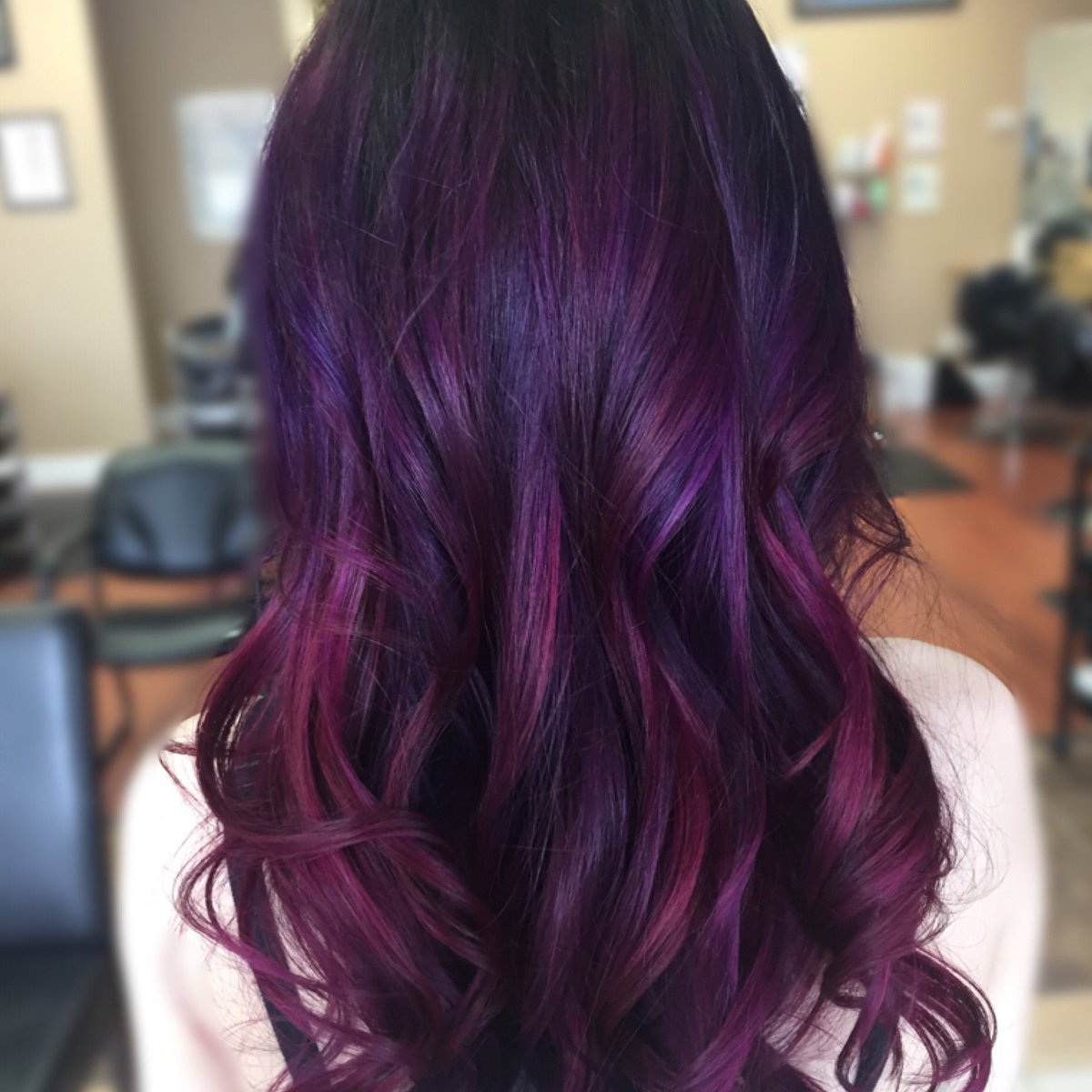 #hairoftheday pink and purple transformation #hairsalon #BurlON
