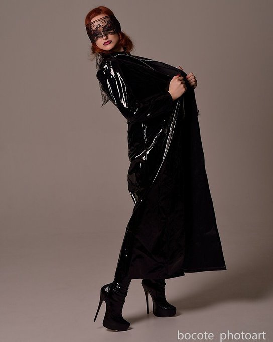 New photo shot & styled by @bocote.photoart. #Boots by @fabfetish

#me #pvc #redhead #blindfold #fetish