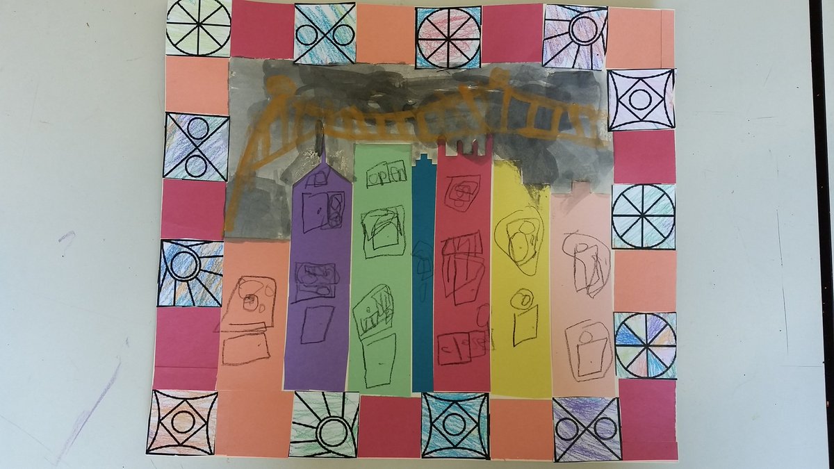 SpartansofPitt's tweet photo. @DaveDiCello Your newest competition: Faith Ringgold inspired 2nd grade art. Coming soon to fridges across the city! https://t.co/7O3D0XSLuI