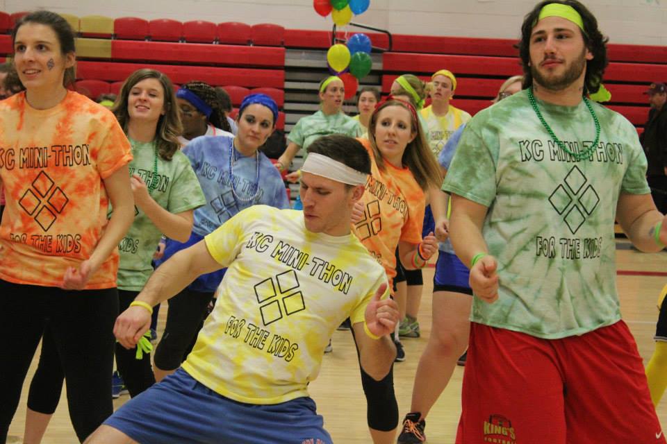 KingsCollege_PA's tweet photo. Some moves just stick out from the crowd. Our @KCMiniThon to benefit @fourdiamonds starts at 6 p.m. on Friday! #FTK https://t.co/IvNYjLWysV