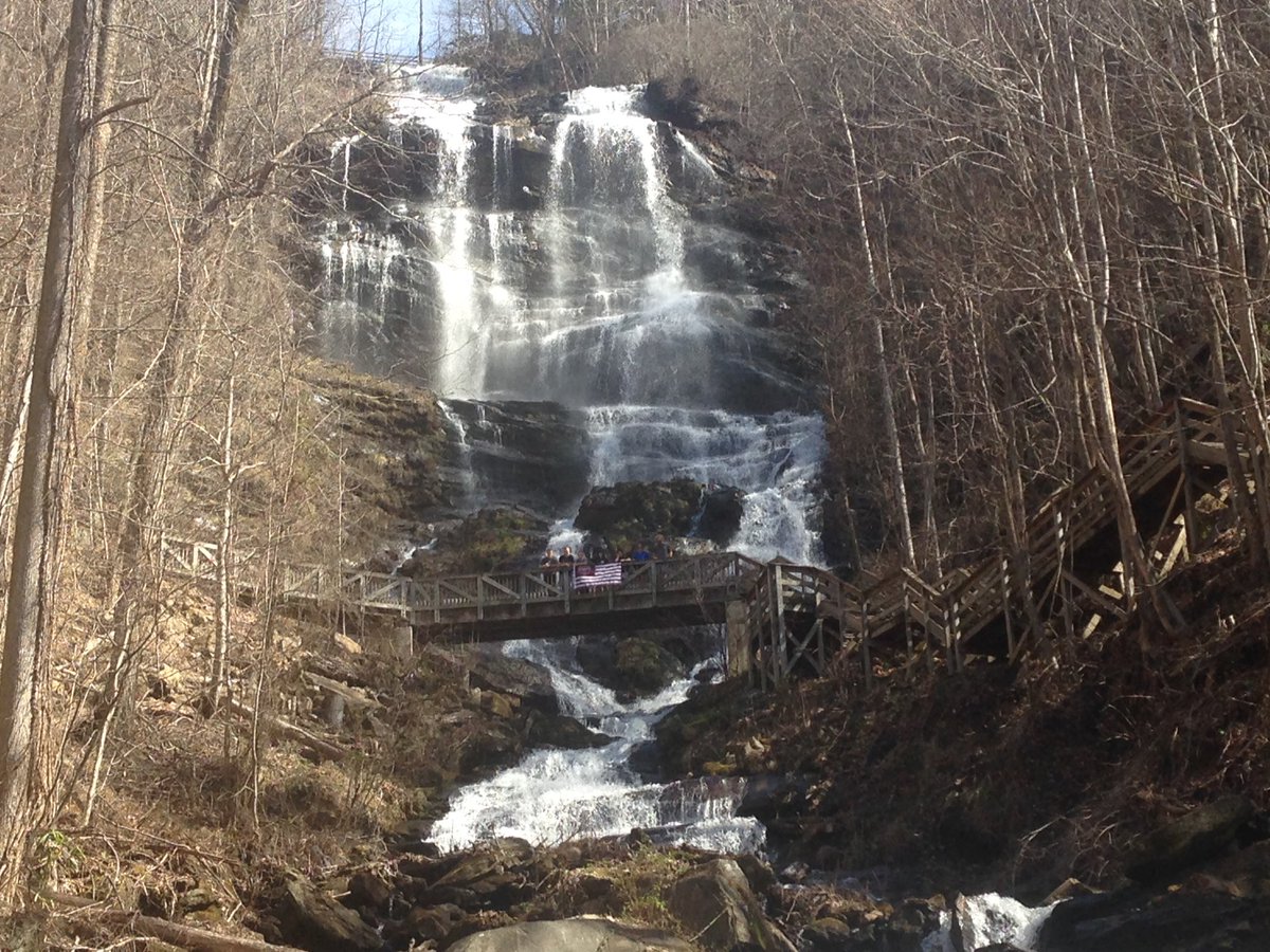 bearbreaksatl's tweet photo. Hiking at the start of the Appalachian Trail to bring an end to our great time in Atlanta!

Next stop? Downtown. https://t.co/2RZsUo2GYa