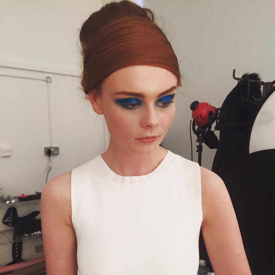 senaymakeup's tweet photo. Behind the scenes looks form today's fashion shoot. Photographer: Xenia Gauss #pastel #beehive #mua #hair #scotland https://t.co/XYmLJvjj2V