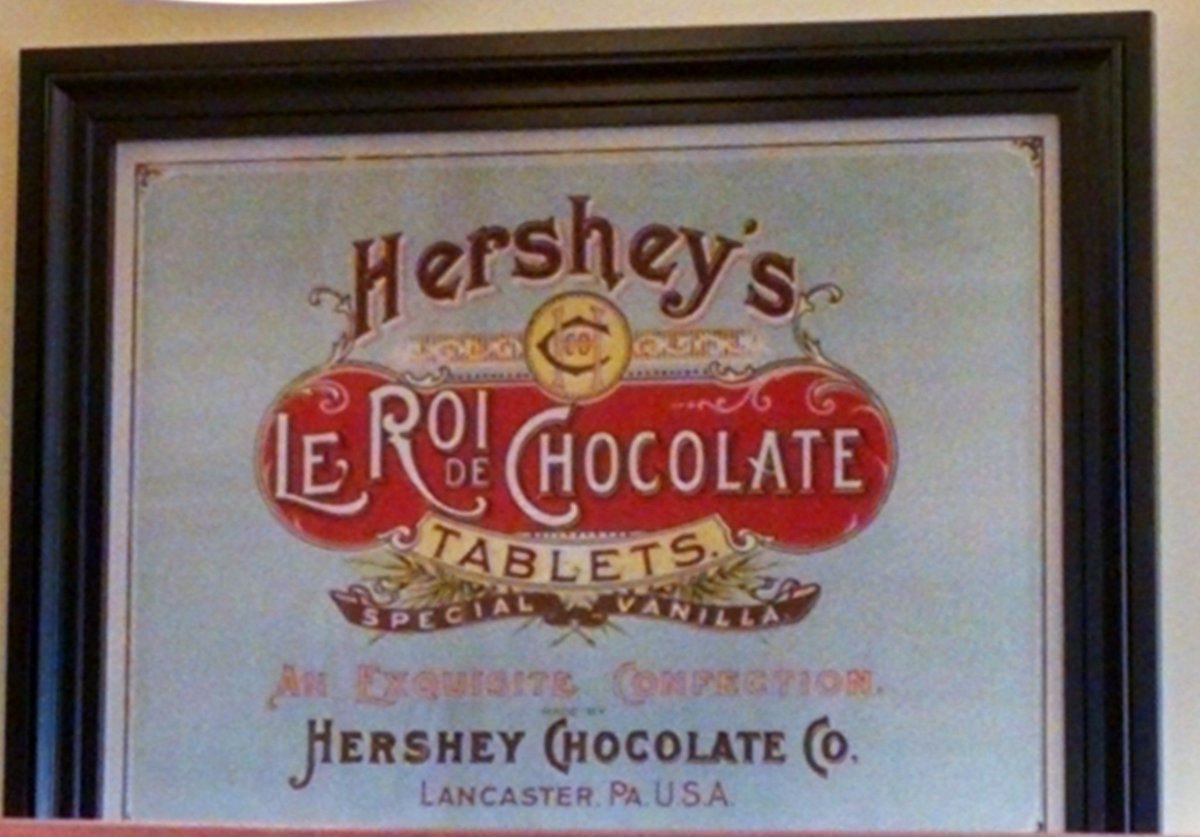 Sportflipz's tweet photo. In #Hershey after #cuprap2016. Stopped for lunch at the Hershey Pantry Cafe.  Signs of chocolate everywhere. https://t.co/9sXJC9DwcB