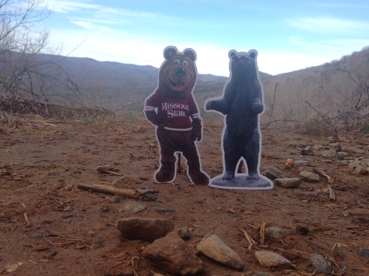 bearbreaksatl's tweet photo. Hey @ThePSUBear &amp; #FlatBoomer thanks for hiking on the Appalachian Trail today.

Where you at @MSUBearBronze? https://t.co/twiDRkE2MR
