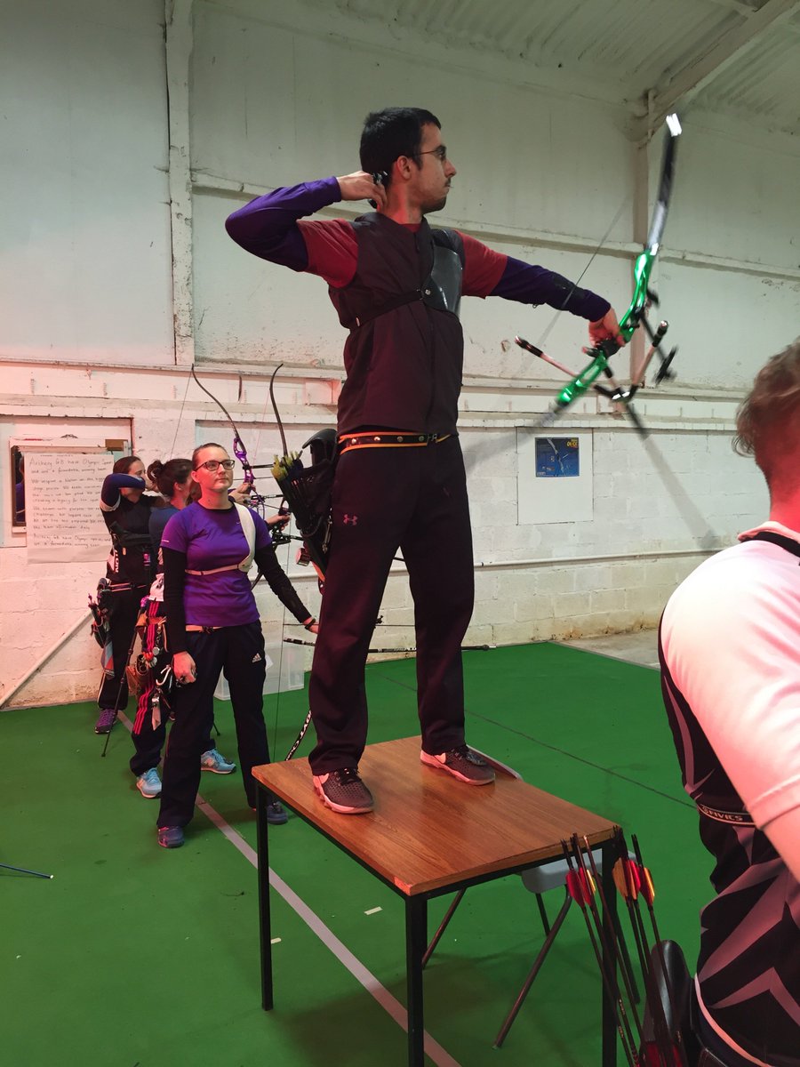 Had fun using differential learning to do some "Podium Training" today at Eaton Manor #RoadToRio2016 <a href="/archerygb/">Archery GB</a>